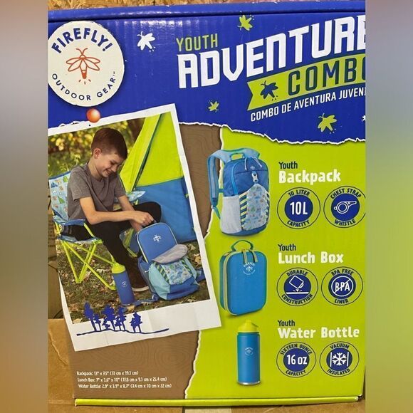 FIREFLY Youth Adventure Combo/Backpack, Lunchbox, Water Bottle - Picture 1 of 4